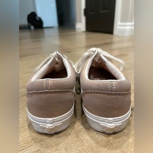 Rose gold vans.